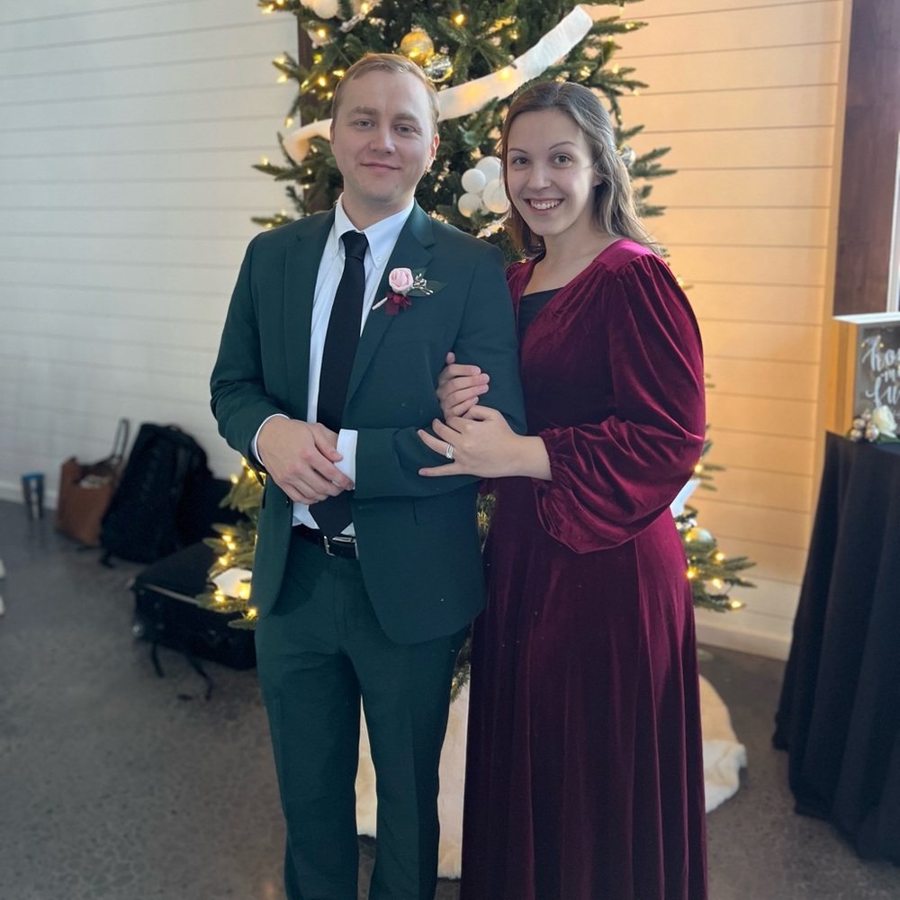 Green dress pants
